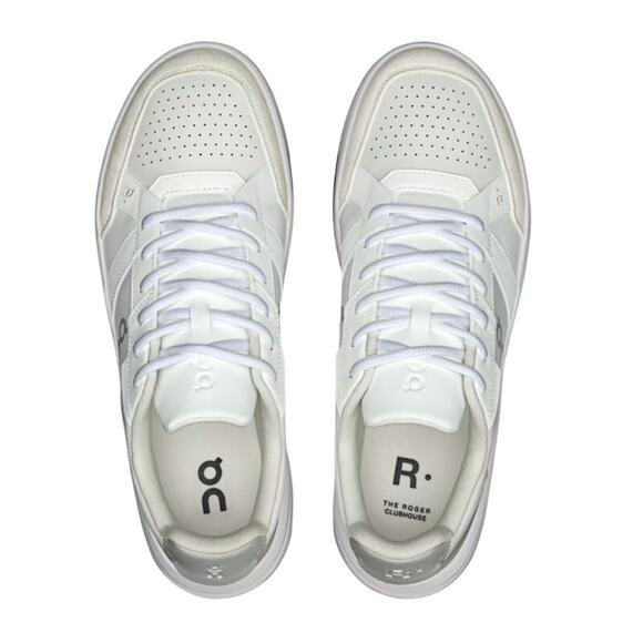 On Men\'s White Ivory The Roger Clubhouse Fashion Sneakers Size 10 main image 11